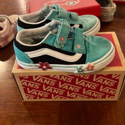 Vans Old Shool V Flower Girls 9.5