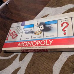 Old Vintage Monopoly 
