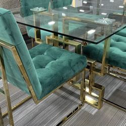 Glam Dining Table Set