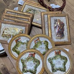 Tink’s and Treasures Victorian ornaments a lot of 15