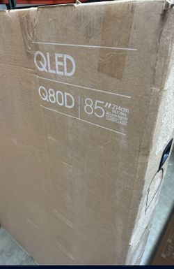 Samsung 85-Inch Class QLED 4K Q80D Series Quantum HDR+ Smart TV w/Dolby Atmos, Object Tracking Sound Lite, Direct Full Array, Motion Xcelerator, Alexa