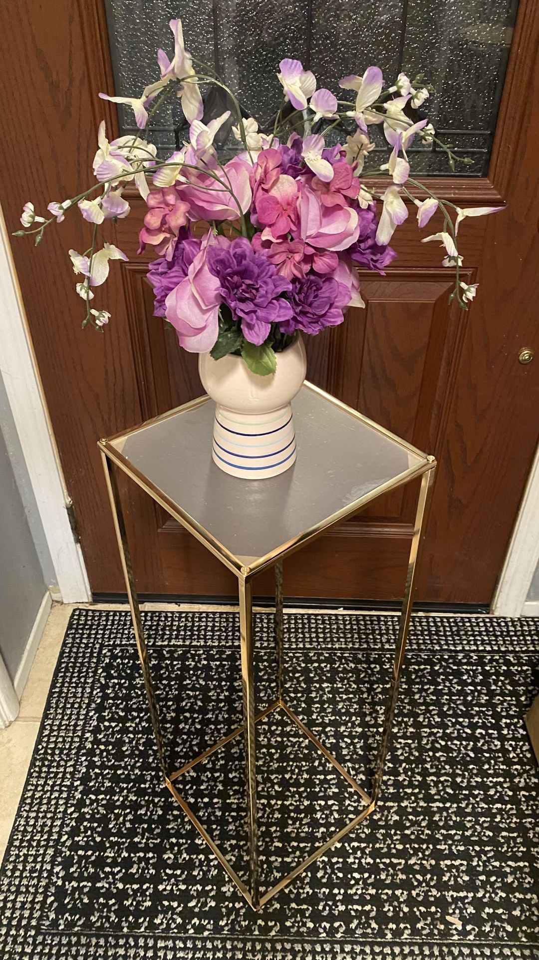 2PCS Gold 31.5” High Wedding Flower Stand- New