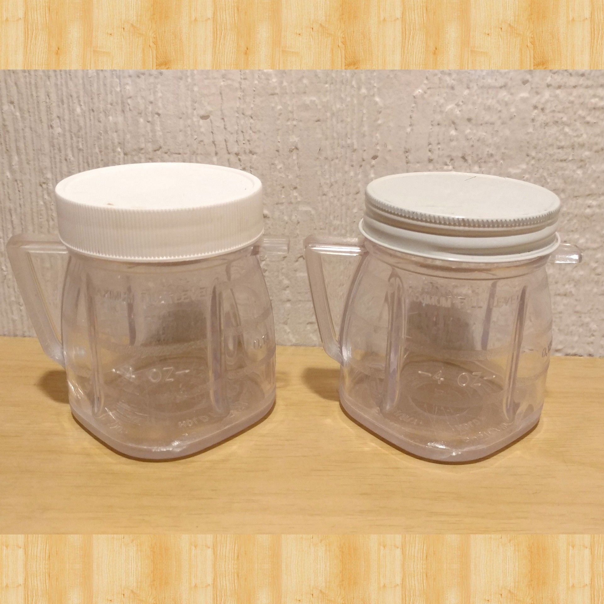 TWO 4oz BLENDER PITCHERS