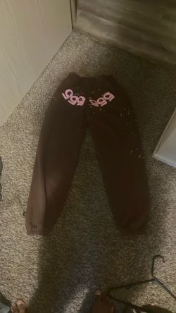 Brown Sp5der 555 sweats