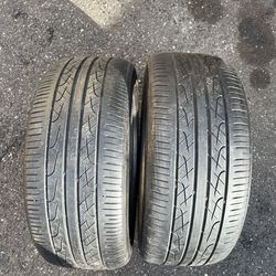 2 used tires 205/50/15 matching