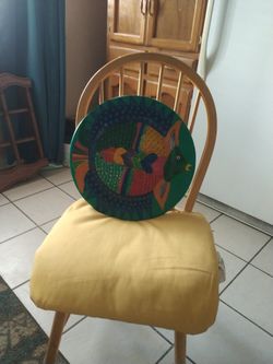 Plate With A Fish Picture