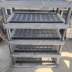 5 Tier Plastic Garage Shelf 