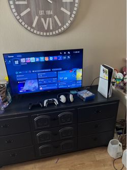 PS5 with accessories