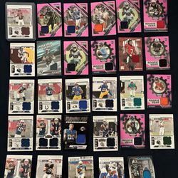  NFL Patch Cards Mint Condition