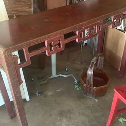 Beautiful Asian Altar Or Sofa Table