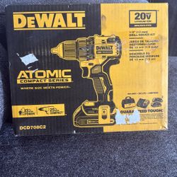 Dewalt Atomic Drill With Two Batteries