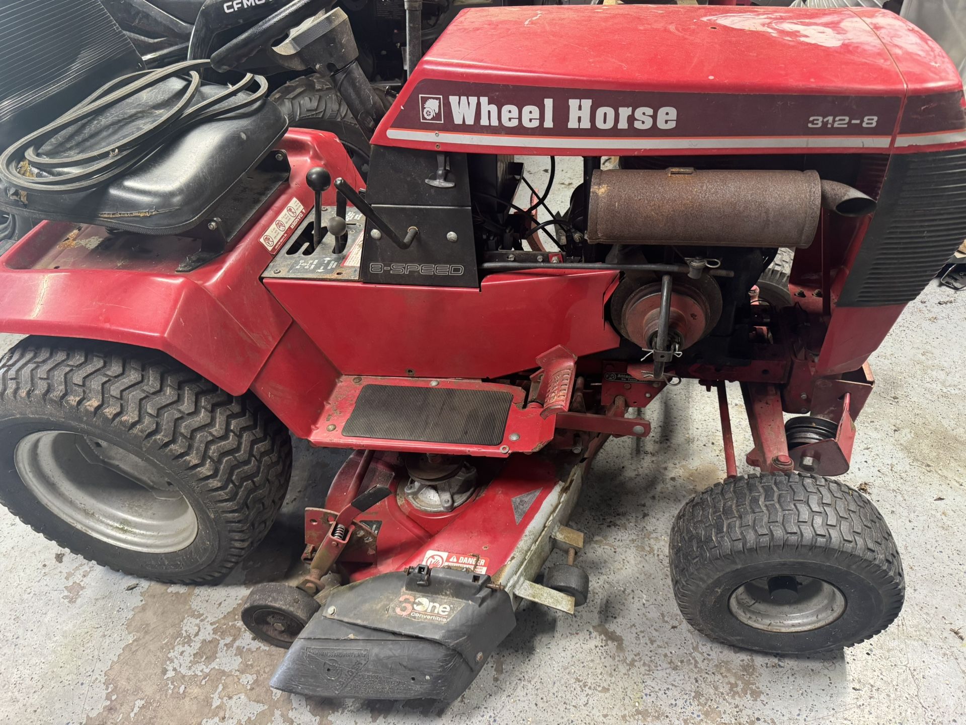 Wheel Horse Riding Mower 312-8. Read Below Before Contacting Me !!!