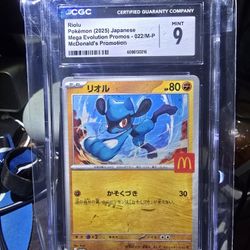 Riolu Pokémon Mega Evolution McDonald's Promo Mint 9