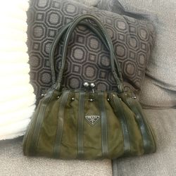 Olive Green Prada Purse