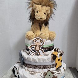 Diaper Cake For Newborn Baby Shower