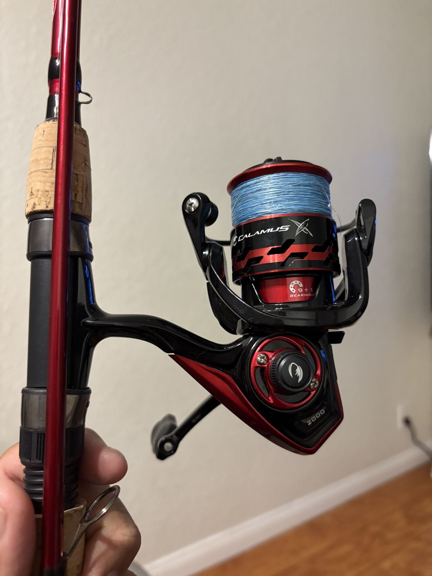 Spinning Rod Combo - 7’ 2 Piece Rod 2000 reel