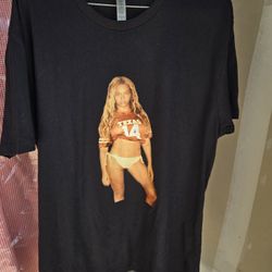 Next Level  Apparel Beyonce Texas Longhorn Black T-Shirt 