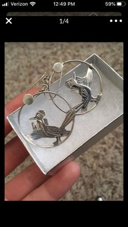 Sterling silver earrings