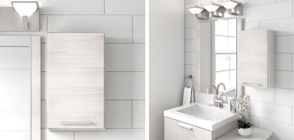 Style Selections Bathroom Wall Cabinet
