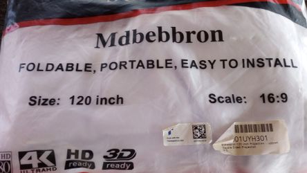 Projector Screen  Foldable 