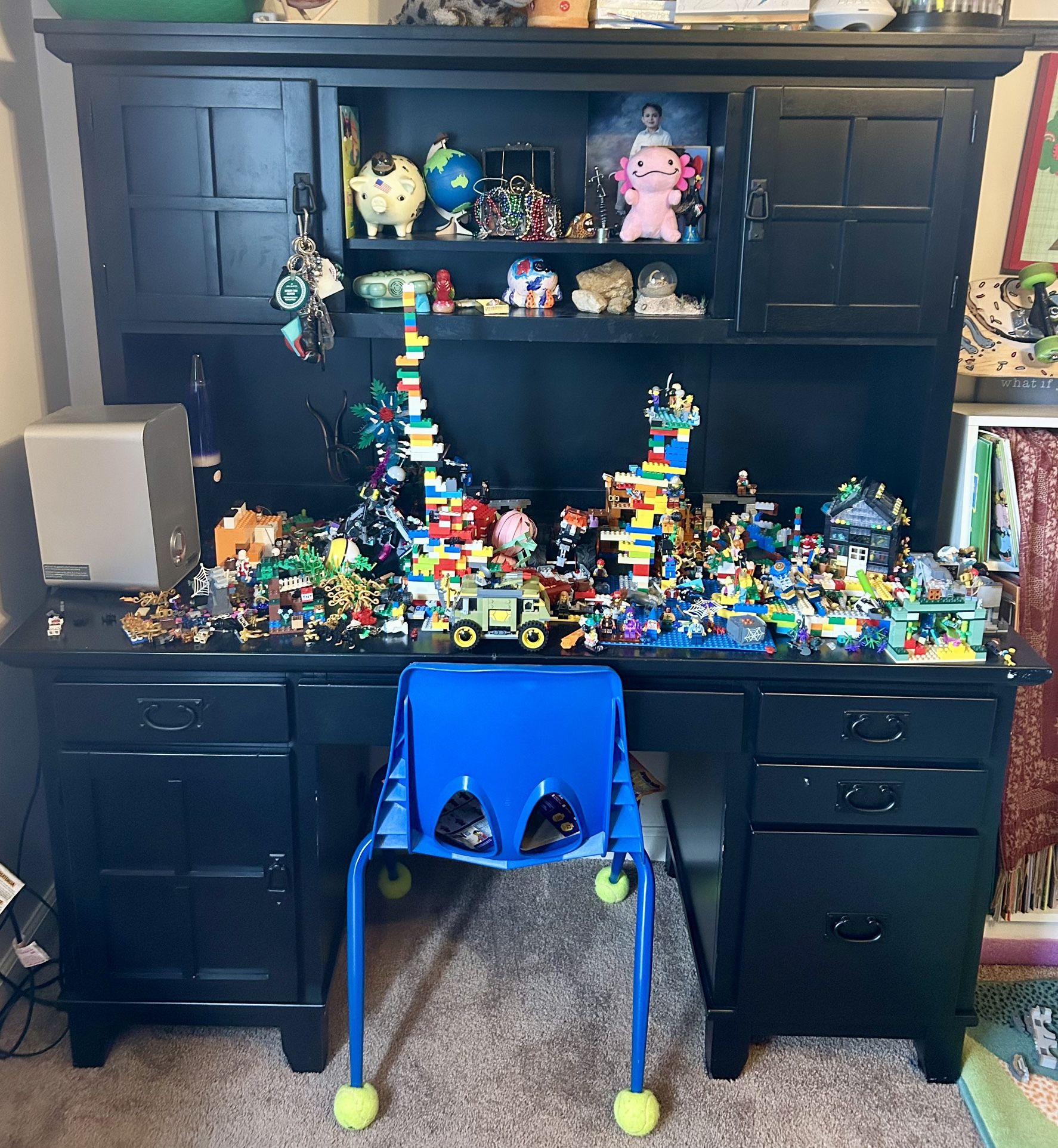 Sturdy Desk with Hutch ONLY