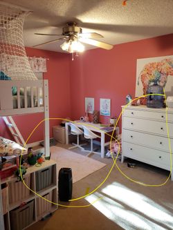 Kids bedroom rugs (Dresser in other listing)