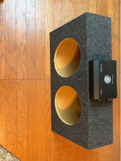 12 inch subwoofer double speaker box with 1500 watt amplifier