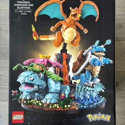 New LEGO Pokemon Venasaur, Charizard and Blastoise 72153
