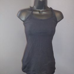 Lululemon Black Stretchy Tank Top Size 2 Athletic Wear
