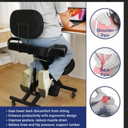 Kneeling Chair with Back Support 