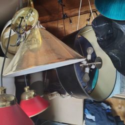 Large  Brass Pendant Lamp