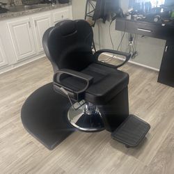 Hydraulic Reclining Barber Chairs, 360° Swivel