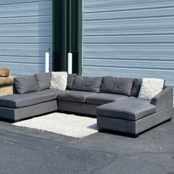 Gray Sectional Sofa 