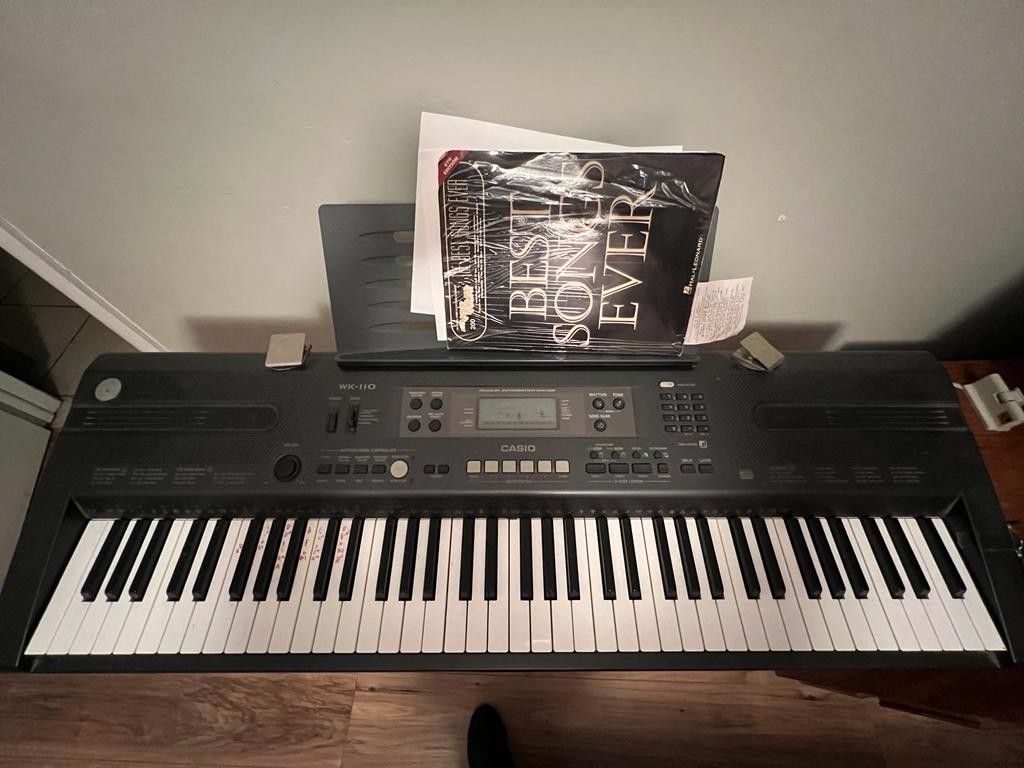 guitar and keyboard