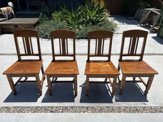 Teak Reclaimed Hard Wood Dining Chairs