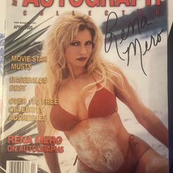 Vintage Autograph Magazine Signed By Rena Mero