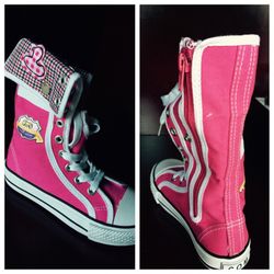 Pink Girls Tennis Boots