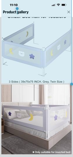 Bed Rail For Toddlers 3 pc New In Box