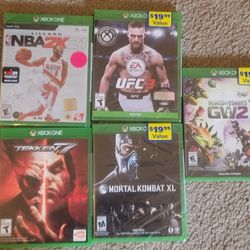 All 5 Brand New Xbox One Games 