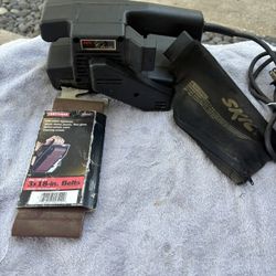 SKIL “Classic” 3x18" Belt Sander-7313- Clean, 4.5 Amp, 3/4HP, Sanding Belts