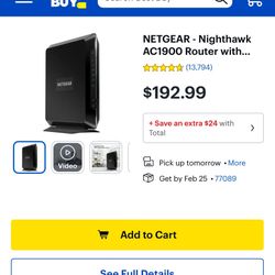 Netgear nighthawk AC1900