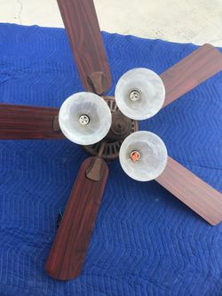 Interior Hampton Bay ceiling fan with light ( no remote )