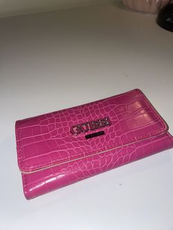 PINK WOMENS GUESS WALLET
