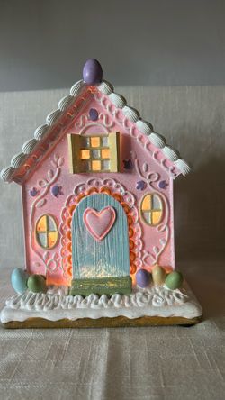 easter light up house decoration