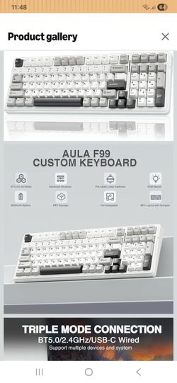 AULA F99 Wireless Mechanical Keyboard