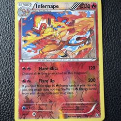 Infernape Holo Pokemon Card