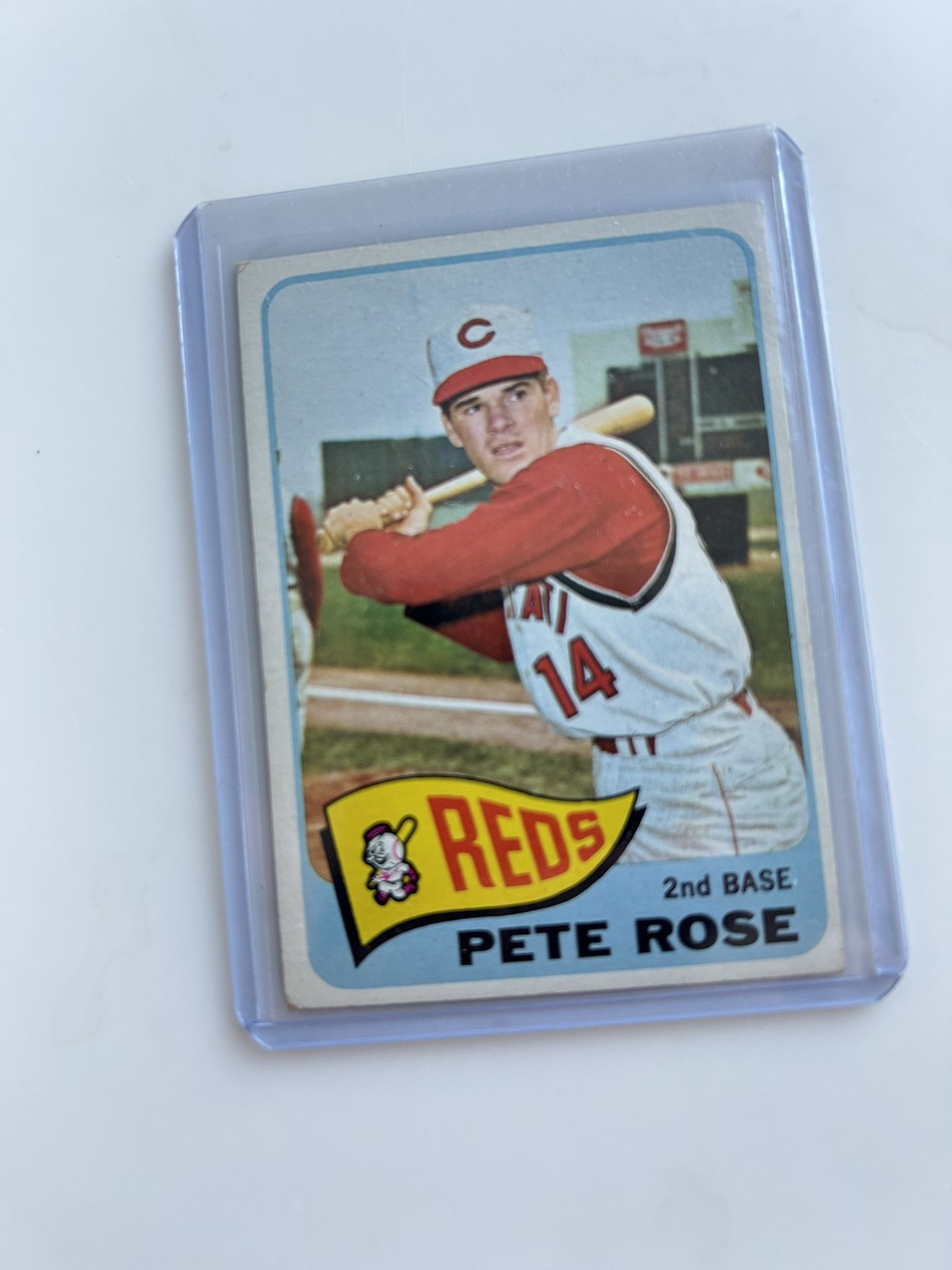 1965 TOPPS PETE ROSE BASEBALL ⚾️ CARDS #207 SHARP CARDS  🔥