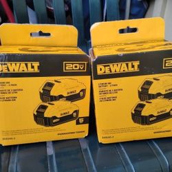 DeWalt 20v 5ah  Batteries Bundle Deal 4 Pck
