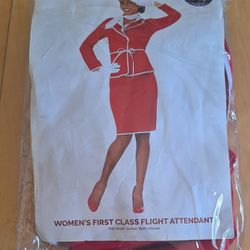 Woman Flight Attendant Halloween Costume 