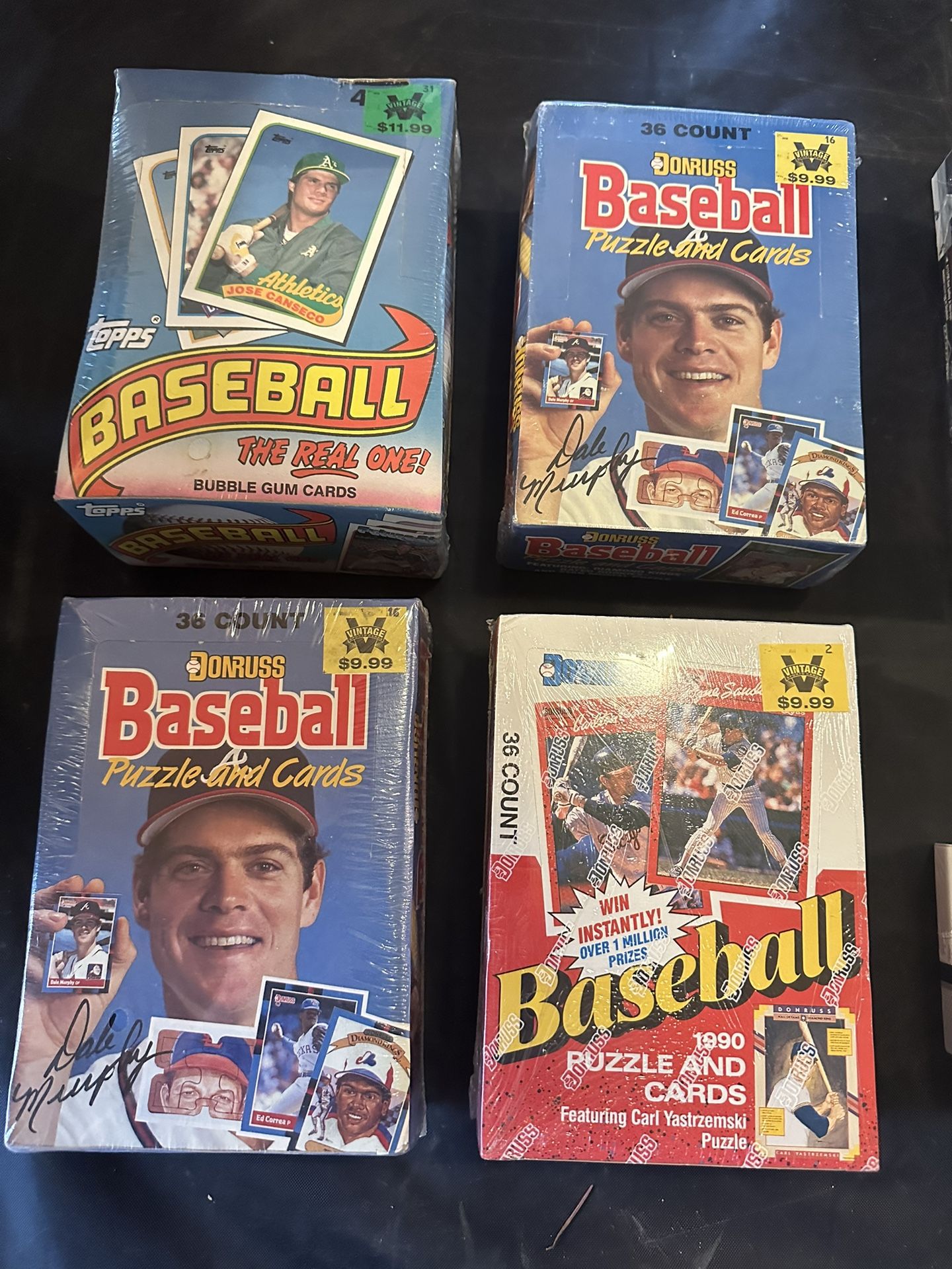 Donruss Baseball Card Packs.